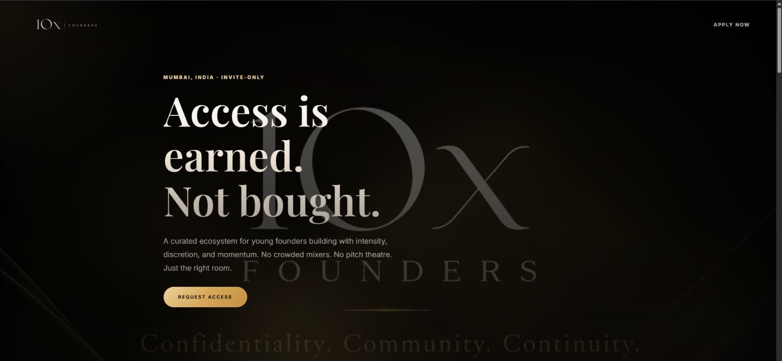 10x Founders screenshot